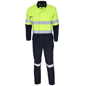 DNC Inherent FR PPE2 Two Tone Day/Night Overalls, Stout